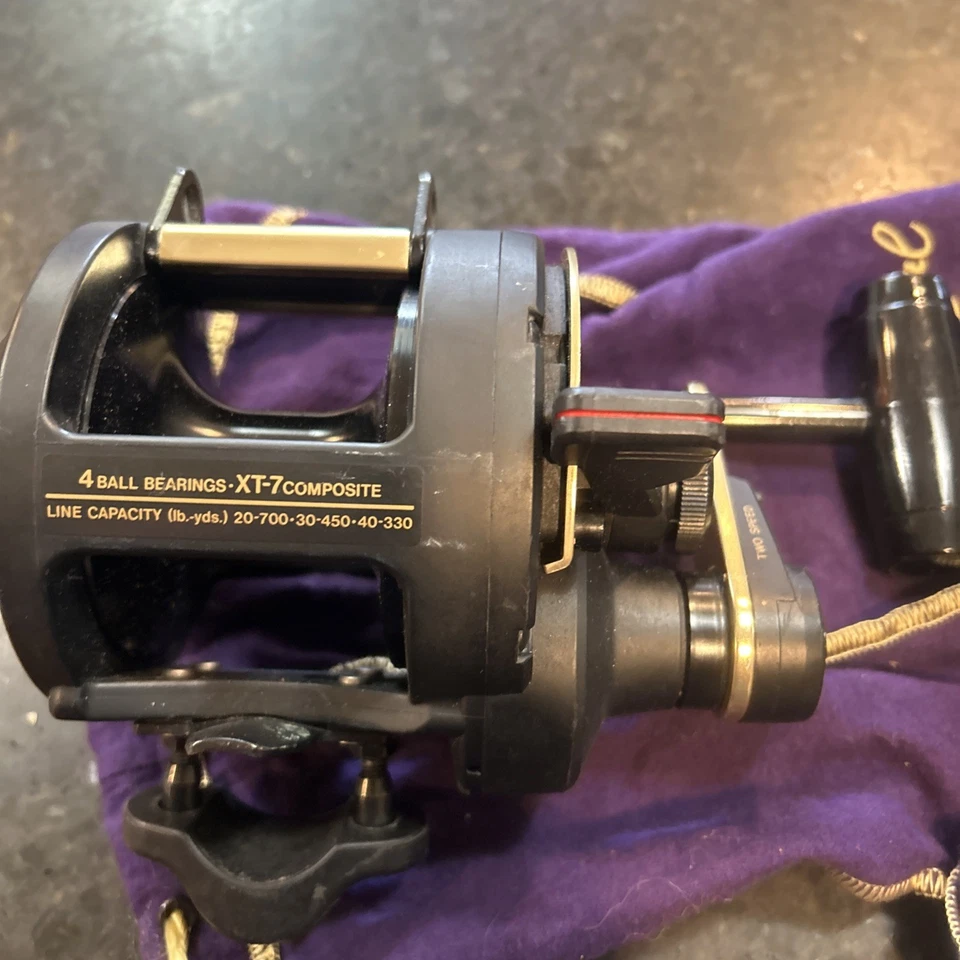 2-Shimano TLD 20 (1) 2 Speed Lever Drag (1)regular Fishing Reels Very Nice - Image 4 of 4