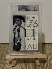2000 UPPER DECK MUHAMMAD ALI MASTER COLLECTION FIGHT WORN ROBES #ALIR5 /50 BGS 9