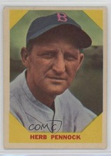 1960 Fleer Baseball Greats Herb Pennock #35 HOF 4g8