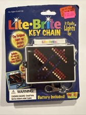 Vintage 1999 Fun4All LITE BRITE Keychain Portable Handheld Travel New Sealed