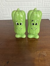 Vintage Japanese Ceramic Cucumber Novelty Cruet