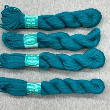 Bucilla Lot Of 4 Persian Needlepoint + Crewel 100% Virgin Wool Yarn Color # 84