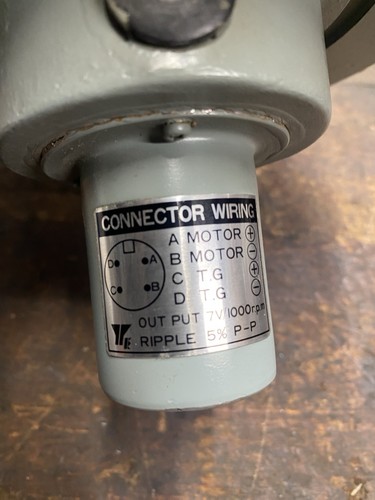 Yaskawa PMES-KG11 DC Print Motor  Unit 500w 2500rpm 83V DC Motor - Picture 7 of 13