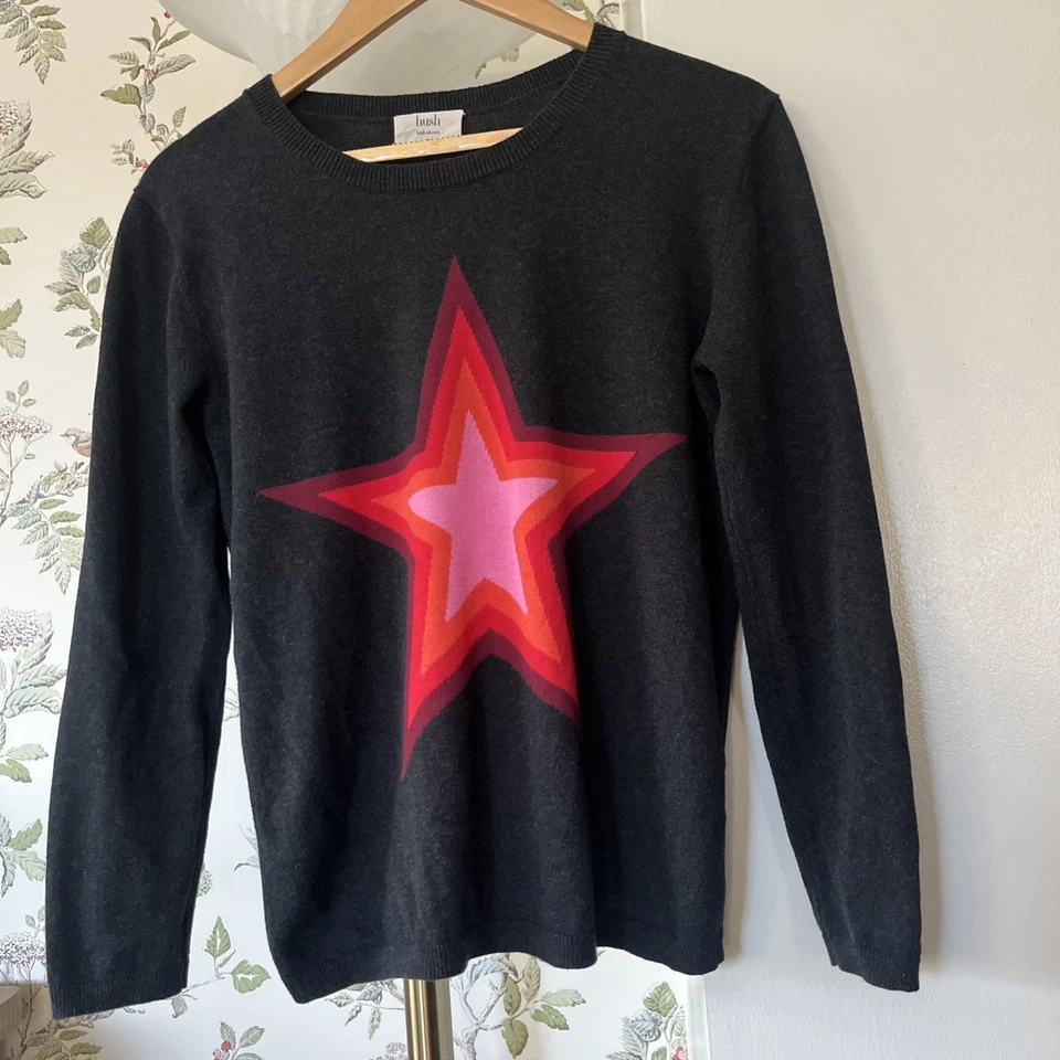 ✨HUSH ✨Patti Star Jumper Size M ✨VGC - Image 3 of 4