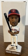 PEDRO CERRANO AKRON RUBBER DUCKS BOBBLEHEAD MAJOR LEAGUE CLEVELAND INDIANS READ