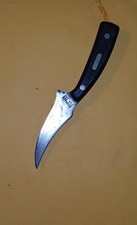 Schrade Fixed Blade Hunting Knife with Leather Sheath from the '80's 