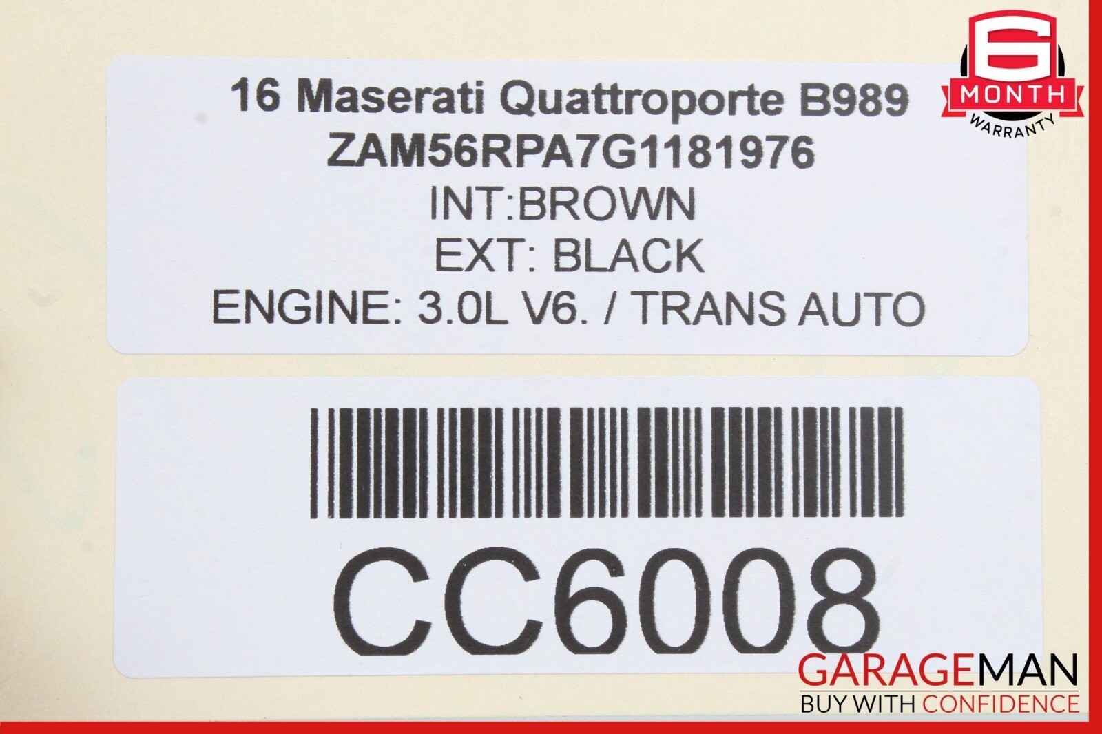 Maserati Quattroporte 2014-2017 Rear Right Lower Seat cushions Set Brown