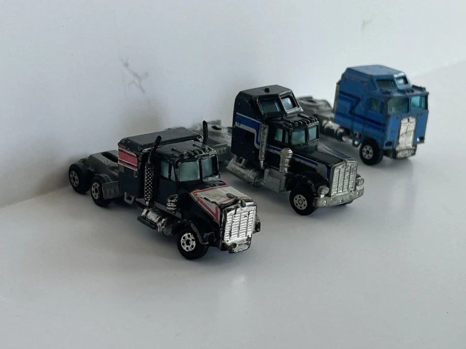 Lote vintage de Yat Ming & Welly? Juguetes semirremolque Kenworth diecast - Hong Kong Foto 2 de 4