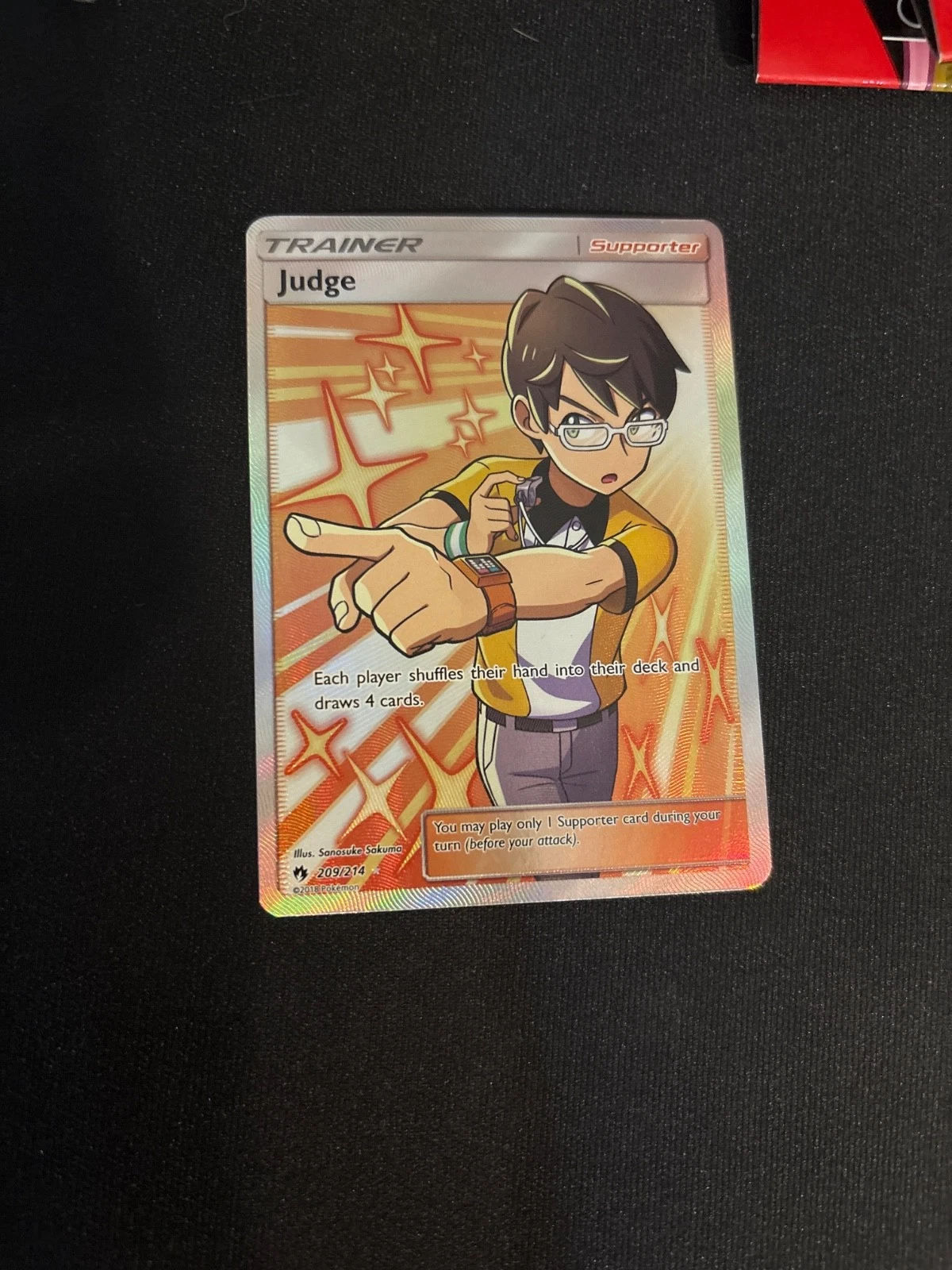 Judge (Full Art) 209/214 Sm-Lost Thunder Holo