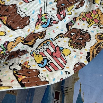Disney Parks Eats Snack Food Icons Reversible Bucket Hat  display picture 2