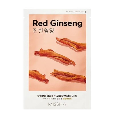 Missha Airy Fit Sheet Mask - Red Ginseg (19 g)