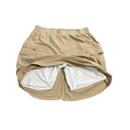 Baleaf Flyleaf UPF 50+ Quick Dry Cargo Skort Tan Women's Size XL - Picture 4 of 8