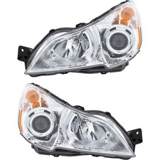 Headlight Set For 2010-2012 Subaru Outback Legacy Left And Right With Bulb 2pc Headlight Set For 2010-2012 Subaru Outback Legacy Left And Right With Bulb 2pc