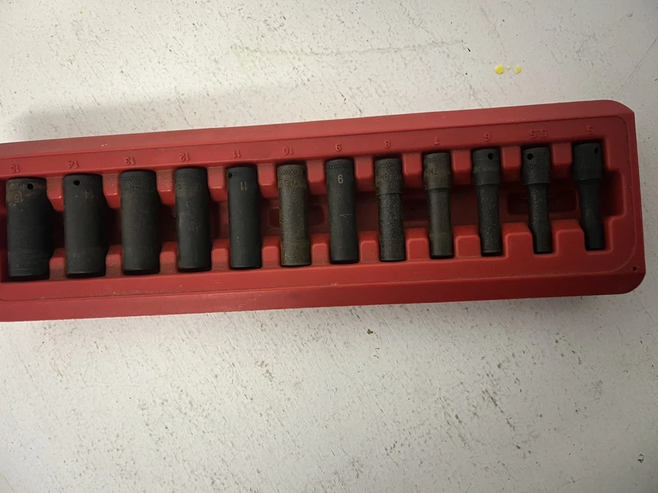 Mac Tools SMMDMP126PT 12PC 1/4" Drive Metric Magnetic Impact Socket - Image 2 of 3