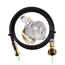 2 meters pipe +straight pressure regulator + w20 x 21.8mm to gaslow gasit 10mm