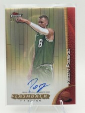 2024-25 Topps Finest Basketball Kristaps Porzingis Flashback Gold Auto /50