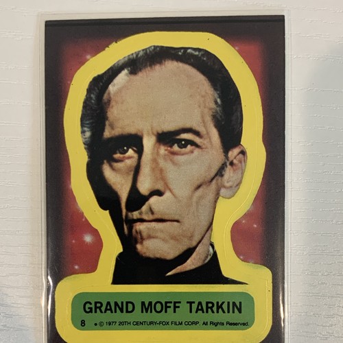 1977 Topps Star Wars Stickers #8 Grand Moff Tarkin — Raw