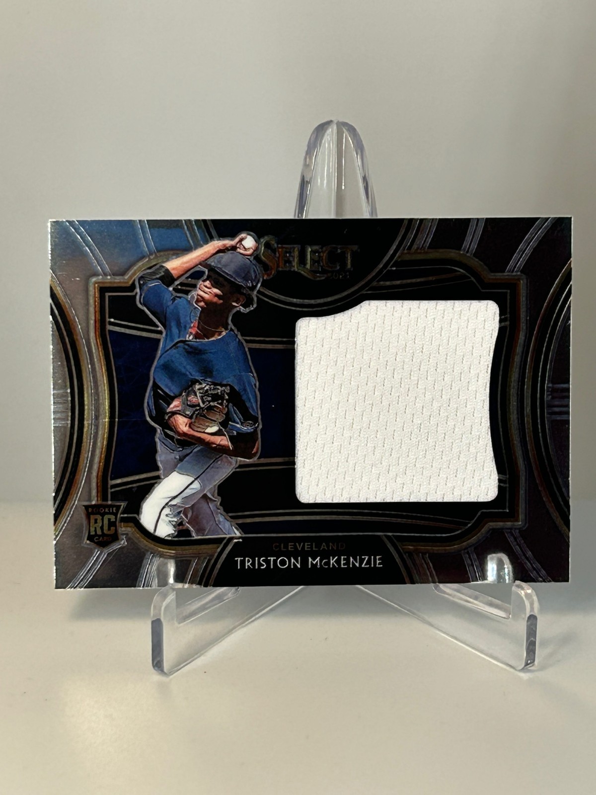 2021 Panini Select - Horizontal Rookie Jumbo Swatches Triston McKenzie ...