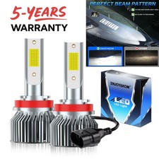 FOR Honda Insight ZE - 2X H11 6500K White LED Headlight Bulbs Kit Low Dip Beam