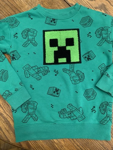 MINECRAFT Size 8 Boys Sweatshirt - Picture 4 of 8