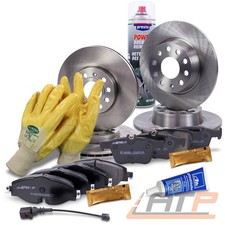 BREMSSCHEIBEN + BREMSBELÄGE VORNE + HINTEN FÜR AUDI A3 Q2 SKODA KAROQ VW GOLF 7