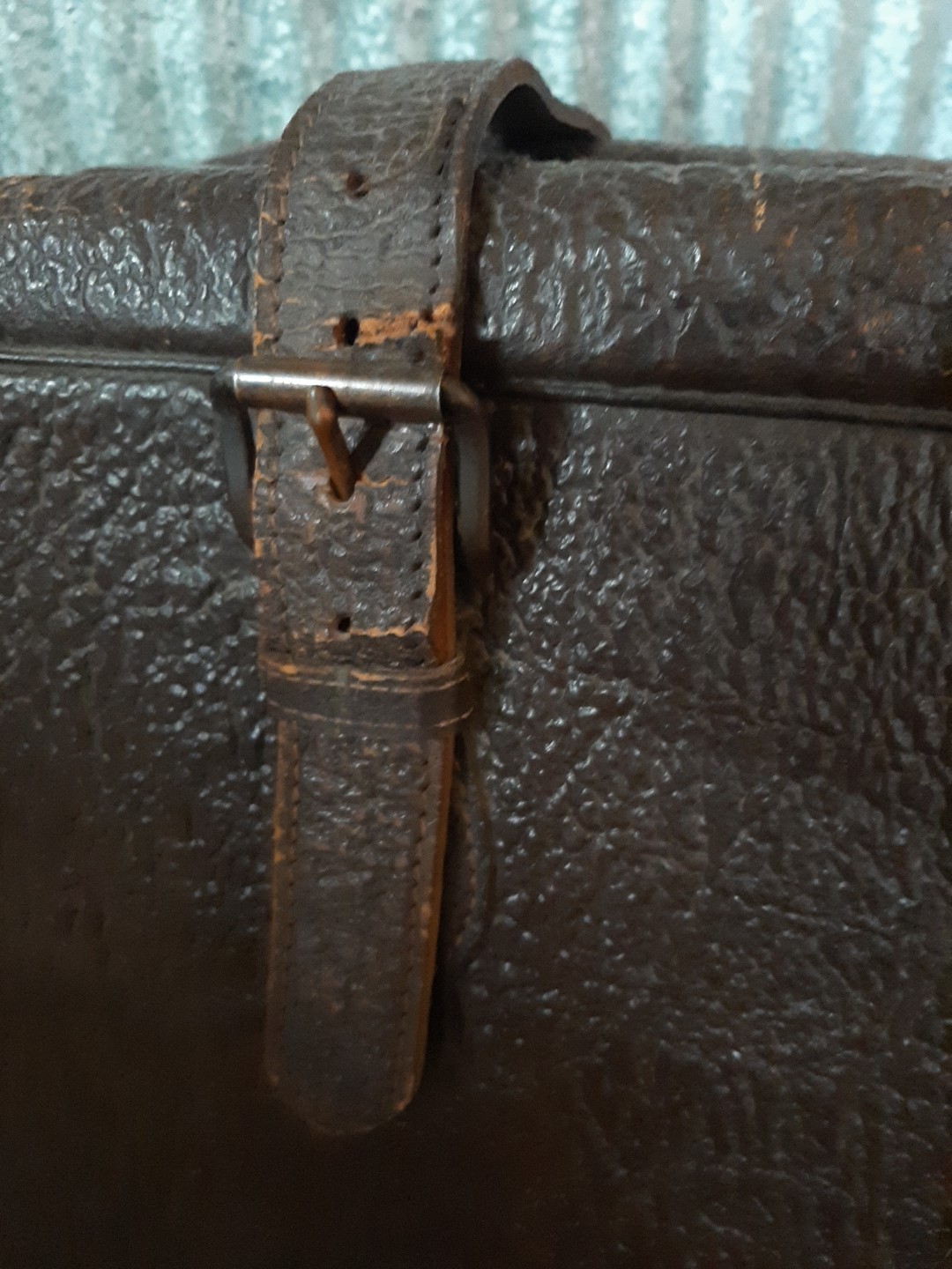 Vintage LIKLY Cow Hide Suitcase