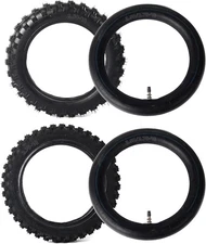(2-Set) AR-PRO 2.50-10” and 2.75-10” Dirt Bike Tires and Inner Tubes - 2.50-1...