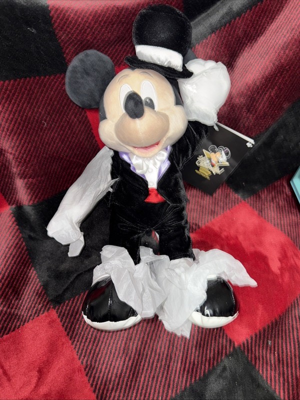 Lets Celebrate 95 Years Mickey Mouse Anniversary Plush Magnetic Hat 12" (HOME84)