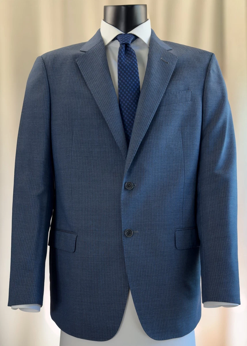 ARMANI COLLEZIONI スーツ ネイビー ストライプ カシミヤ 46 Armani Collezioni Blue Suits & Blazers for Men for sale | eBay