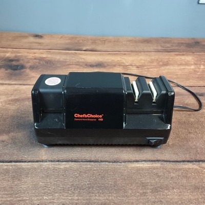 Chef's Choice Knife Sharpener Model 110 Black Excellent 3-Stage Electric Diamond