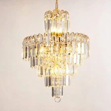 Elegant Crystal Chandelier Ceiling Light Pendant Fixture Lighting Lamp Modern