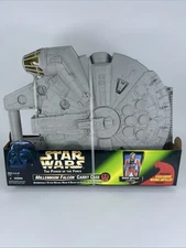 Millennium Falcon Carry Case STAR WARS Power of the Force w/ Wedge Antilles NIB