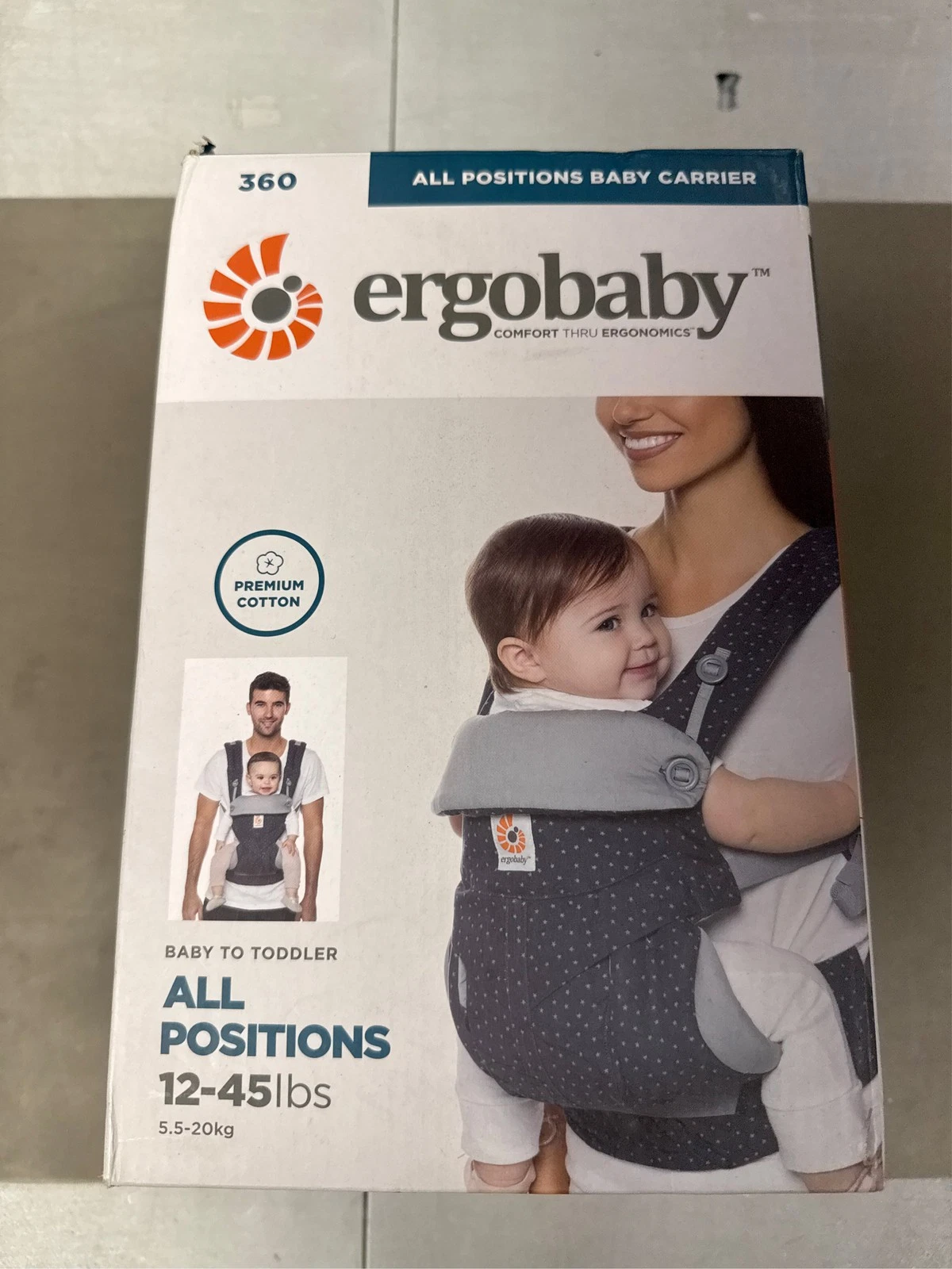 Ergobaby Baby Carriers Starry - Starry Sky Gray 360 Baby Carrier