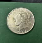 1922 P Peace SILVER dollar, HIGH MS + CHOICE GEM BU From MINT ROLL Estate Find 4