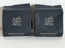 2 PACK Jung Saem Mool Essential Skin Nuder Cushion Refill, 19 Light 14G Each