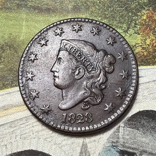 1828 Coronet Head Large Cent 🇺🇸