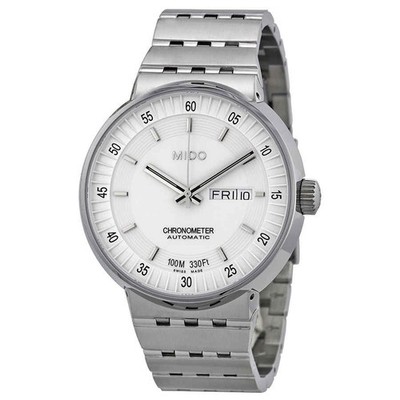 Mido All Dial Chronometer Automatic White Dial Stainless Steel Men's Watch