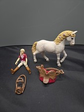 Schleich Horse Andalusian Mare and Rider With Asseseries 