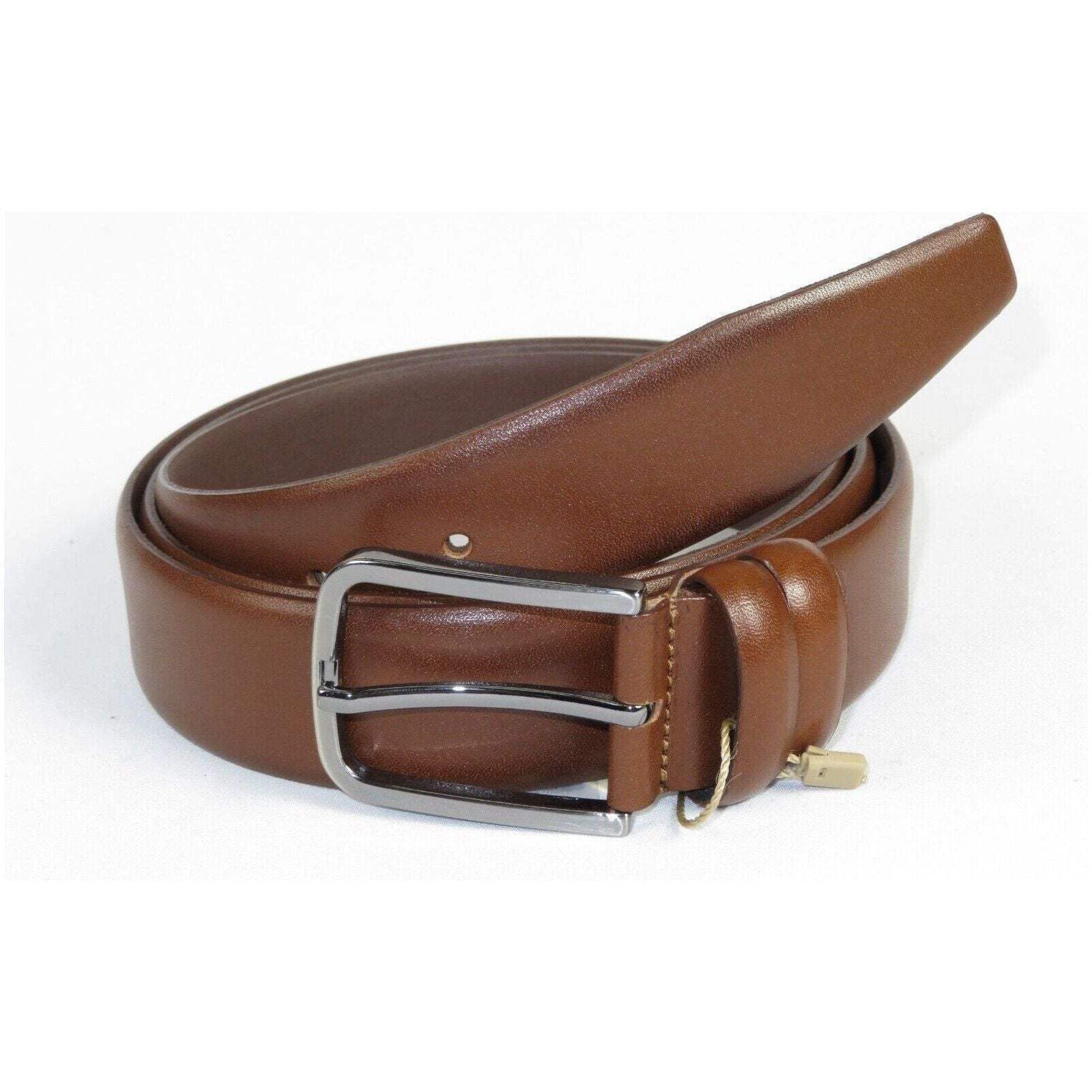 Мужской коньячный ремень из натуральной кожи PIERO ROSSI Turkey Soft Full Grain Cognac-A 8290₽