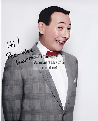 PEE WEE HERMAN 8 x10'' handsigniertes signed Foto 76