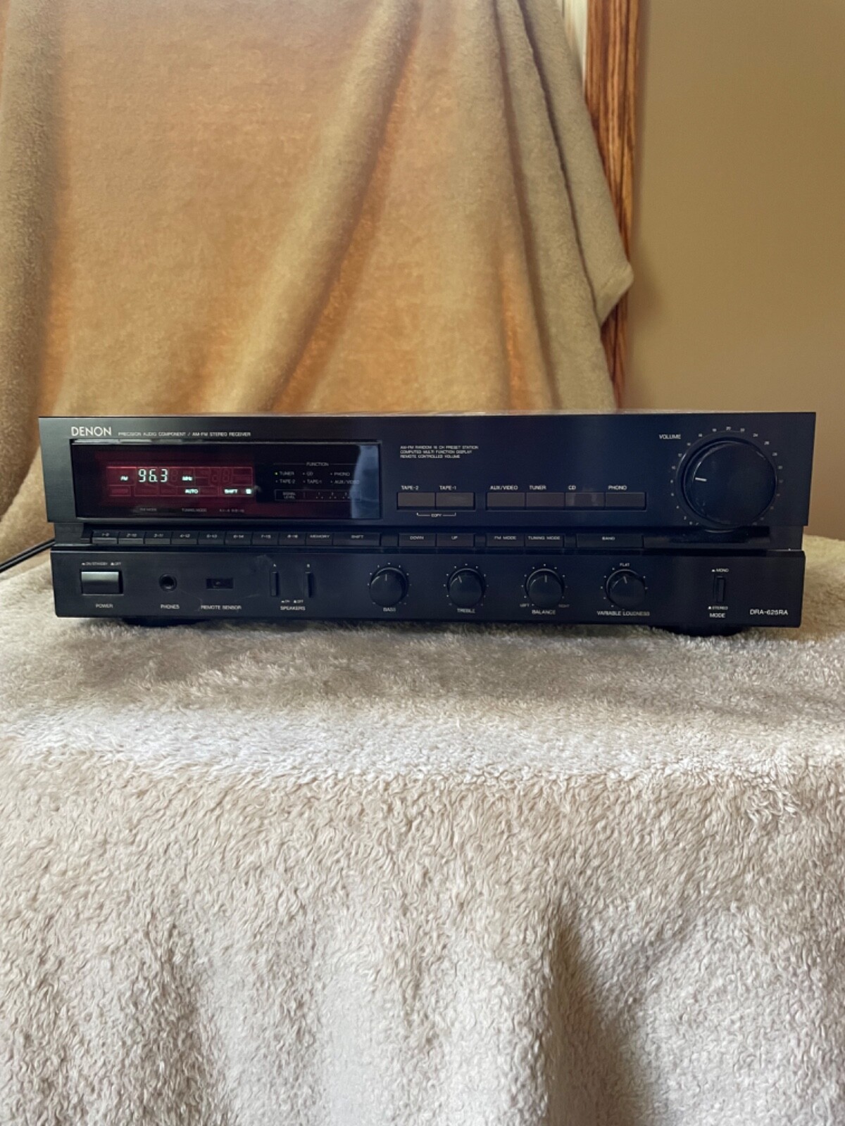 Denon DRA625 AMFM Stereo Receiver Amplifier ORIGINAL and sole owner
