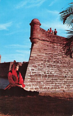 Postcard Castillo De San Marcos National Monument Florida