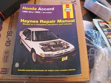Haynes 42012 Repair Manual Honda Accord 1990 through 1993