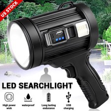 1000000lm Rechargeable Spotlight Spot Lights Handheld Flashlight Lightweight Fr