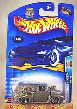 2003 Hot Wheels 145 Work Crewsers 2/10 1956 FORD Gray w/Chrome 5 Spoke Malaysia
