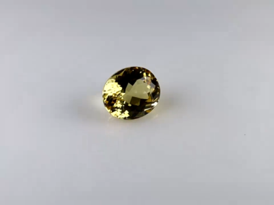 2.08 ct AIG Certified Oval Cut (8 x 7 mm) Orange Yellow Imperial