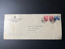 1931 Japan Cover Osaka to Seattle Washington WA USA US Trading Company