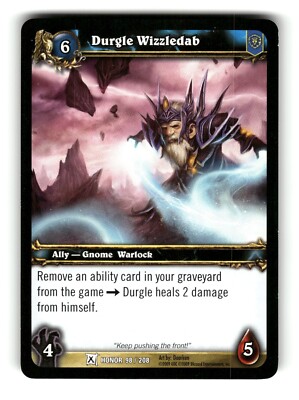 World of Warcraft TCG Fields of Honor Trading Card Durgle Wizzledab #98 C |  eBay