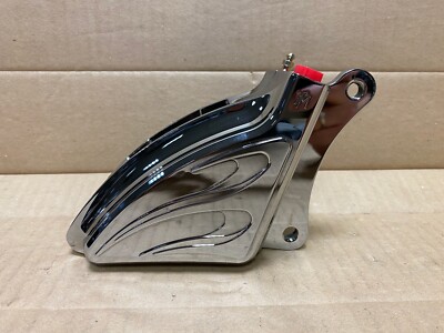 Performance Machine 4-Piston Front Caliper 125x4B Chrome Flames Right 