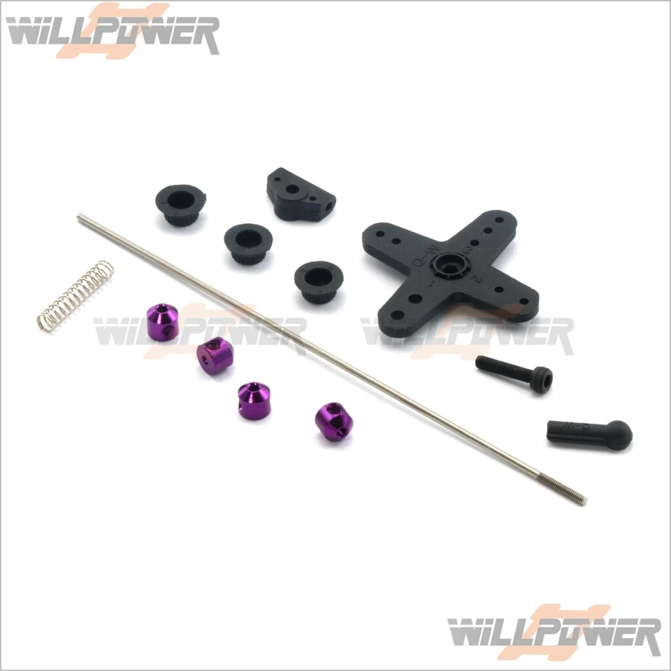 Throttle Brake Break Horn Linkage (RC-WillPower) Airtronics/Futaba/Hitec/Sanwa - Image 2 of 2